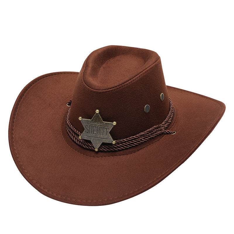 American Trend Cowboy Hat - Three Ropes, Sun Protection & Breathable Design - Buy Center