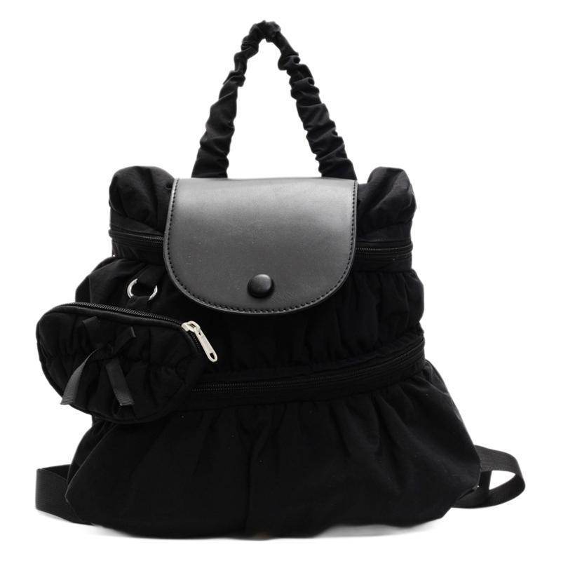 Women's Fashionable Pleated Backpack - Stylish, Wear-Resistant & Trendy - Buy Center