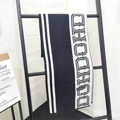 Premium Stylish Knitted Scarf for Men - Trendy Winter Fashion 2025 - Buy Center