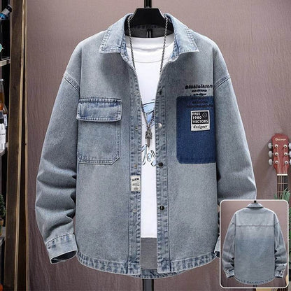 Buycenter Teenagers Loose Long-Sleeved Floral Shirt in Various Colors - Buy Center