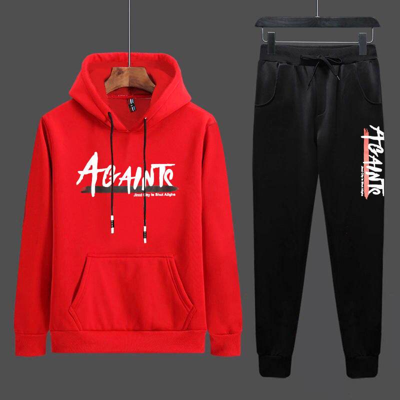 Men's Spring Autumn Hooded Pullover Pajama Set - Sizes S-3XL - Buy Center