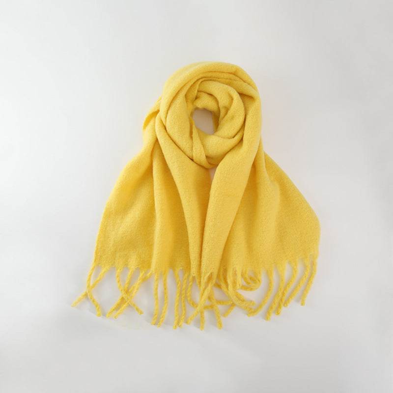 All-Match Cashmere-Like Tassel Scarf for Women - Warm & Stylish Accessories - Buy Center