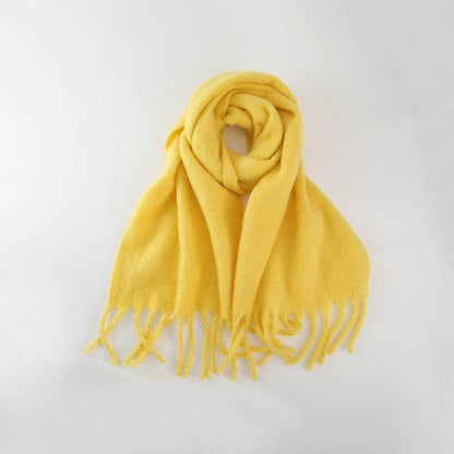 All-Match Cashmere-Like Tassel Scarf for Women - Warm & Stylish Accessories - Buy Center