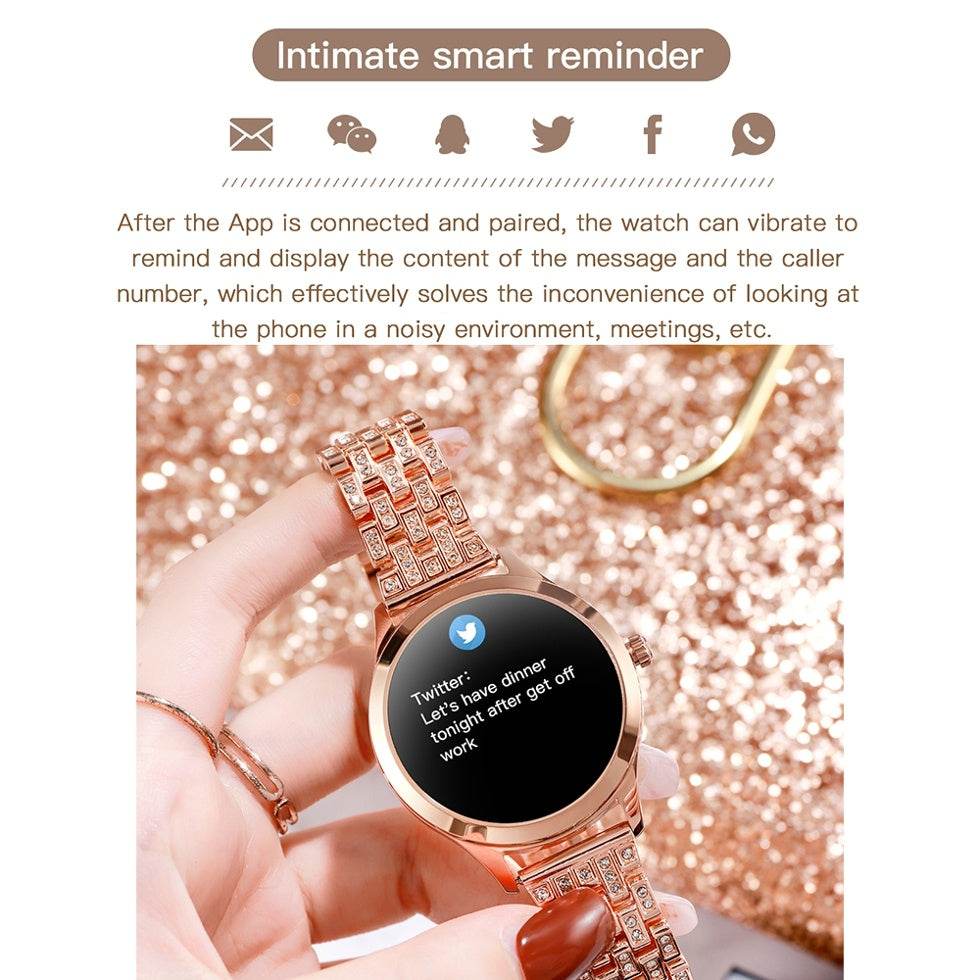 Women's Bluetooth Smart Bracelet - Waterproof Health Monitor & Reminder - Buy Center