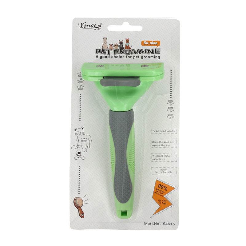 Eco-Friendly Green Pet Comb - Easy Cat Hair Removal & Grooming Tool - Buy Center