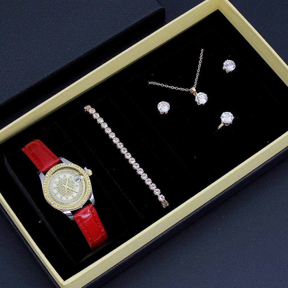 New Ladies Valentine's Day Watch Jewelry Set - Stylish Accessories for Any Occasion - Buy Center