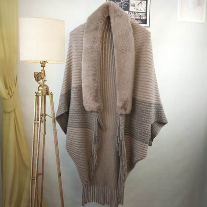 Fashion Personalized Knitted Cardigan Coat - Luxurious Warm Cashmere Wrap - Buy Center