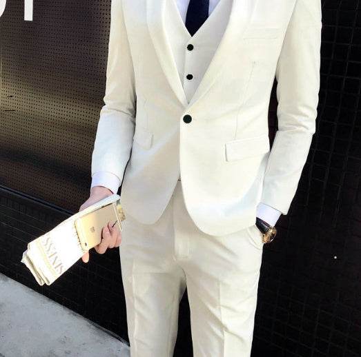 Slim Fit Men's Business Suit - Premium Cotton Blend, Modern Style 2025 - Buy Center