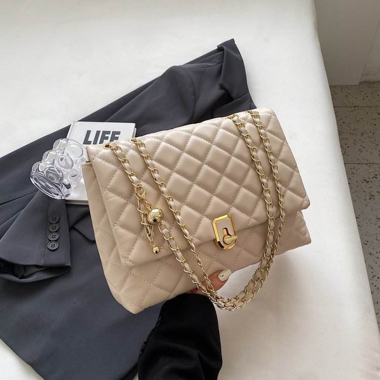 Buycenter Women's Diamond Embroidery Large Capacity Shoulder Bag - Urban Style - Buy Center