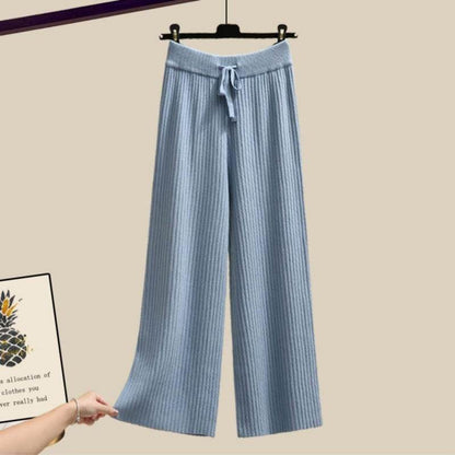 Women's Three-Piece Sweater Vest & Pants Suit - Cozy Urban Style 2025 - Buy Center