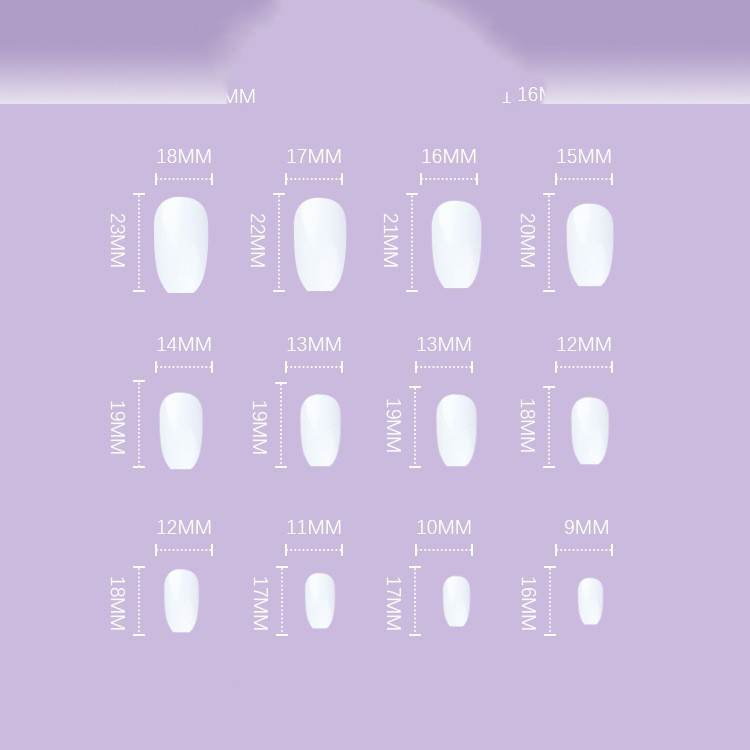 Ice Glitter Ballet Nail Art Stickers - 24-Piece Elegant Set for Stylish Designs - Buy Center