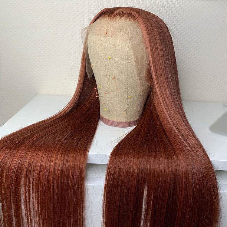 Chestnut Brown Lace Wig with Baby Hair - Heat Friendly & Natural Look - Buy Center