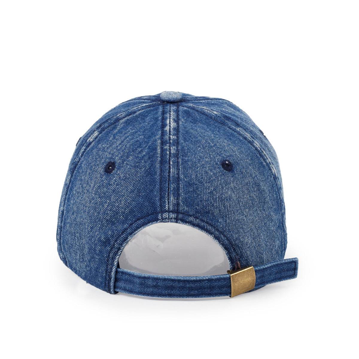 All-Match Ripped Denim Baseball Cap - Trendy Sun Protection & Style 2025 - Buy Center