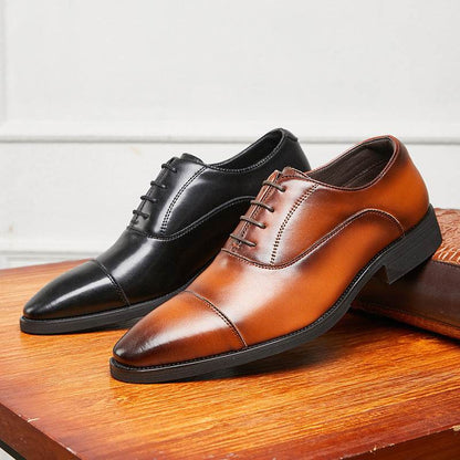 Buycenter Formal Wear Oxford Shoes - Height Increasing, Genuine Leather - Buy Center