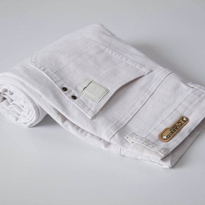 Buycenter Men's Skinny Trousers - Comfortable Mid Waist Denim Pants - Buy Center