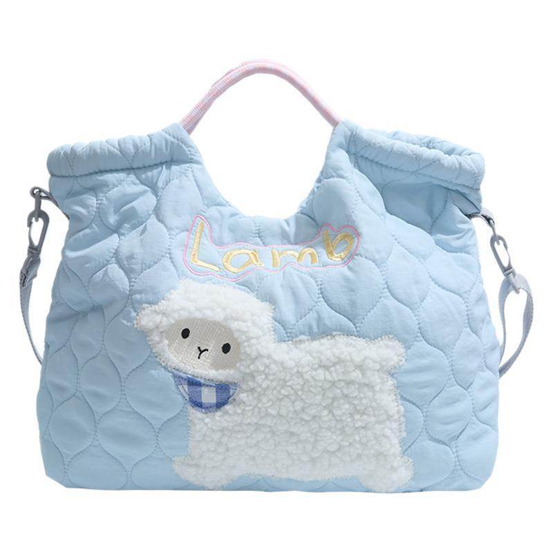 Adorable Cartoon Embroidery Crossbody Bag - Drawstring Shoulder Style - Buy Center