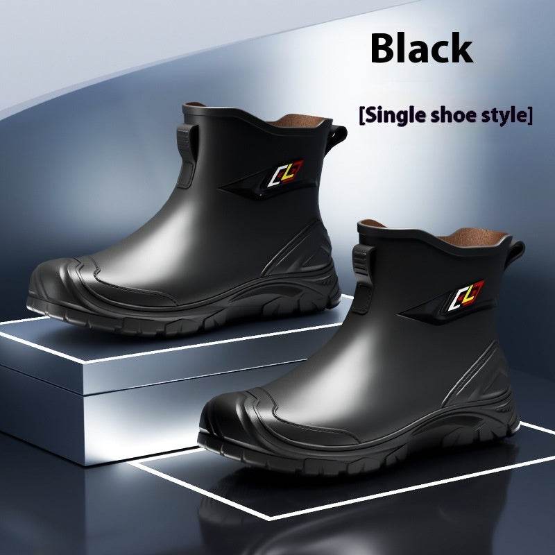 Non-Slip Wear-Resistant Rain Shoes for Men - Trendy Outdoor Boots 2025 - Buy Center