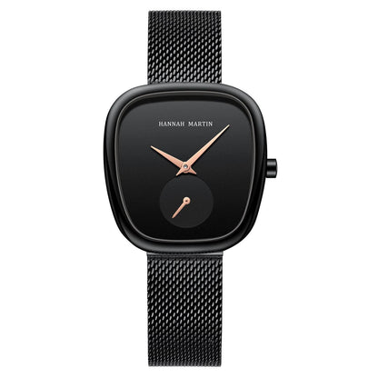 Elegant Stainless Steel Quartz Watch - Stylish Milan Mesh for Women - Buy Center
