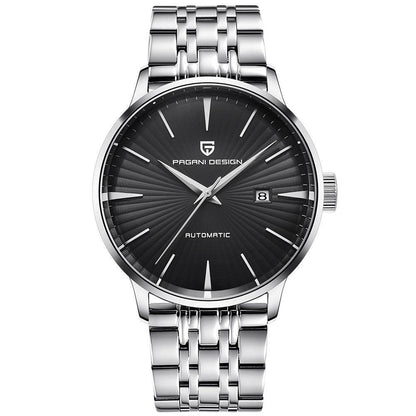 Buycenter Men's Mechanical Watch - 30M Waterproof & Stylish Steel Band - Buy Center