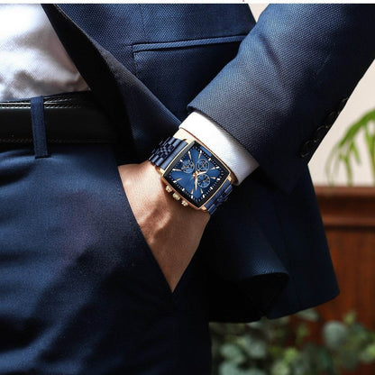 High-End Smart Men's Watch - Waterproof, Multifunctional & Stylish Glow - Buy Center