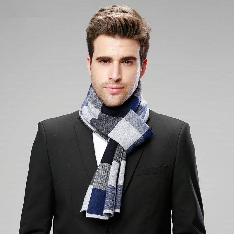Classic British Checked Cashmere Scarf - Stylish Warmth for Men 2025 - Buy Center