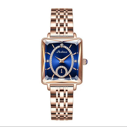 Buycenter Rose Gold Square Women's Watch - Quartz, Waterproof 30m - Buy Center