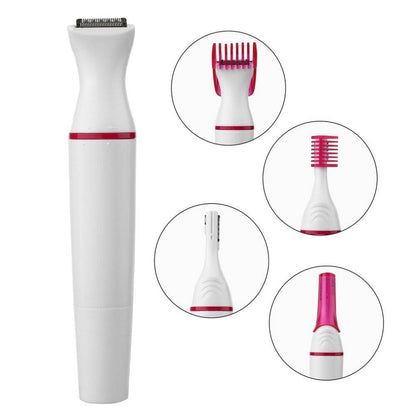 5 in 1 Women Hair Removal Shaver - Painless Electric Razor, Portable Design - Buy Center