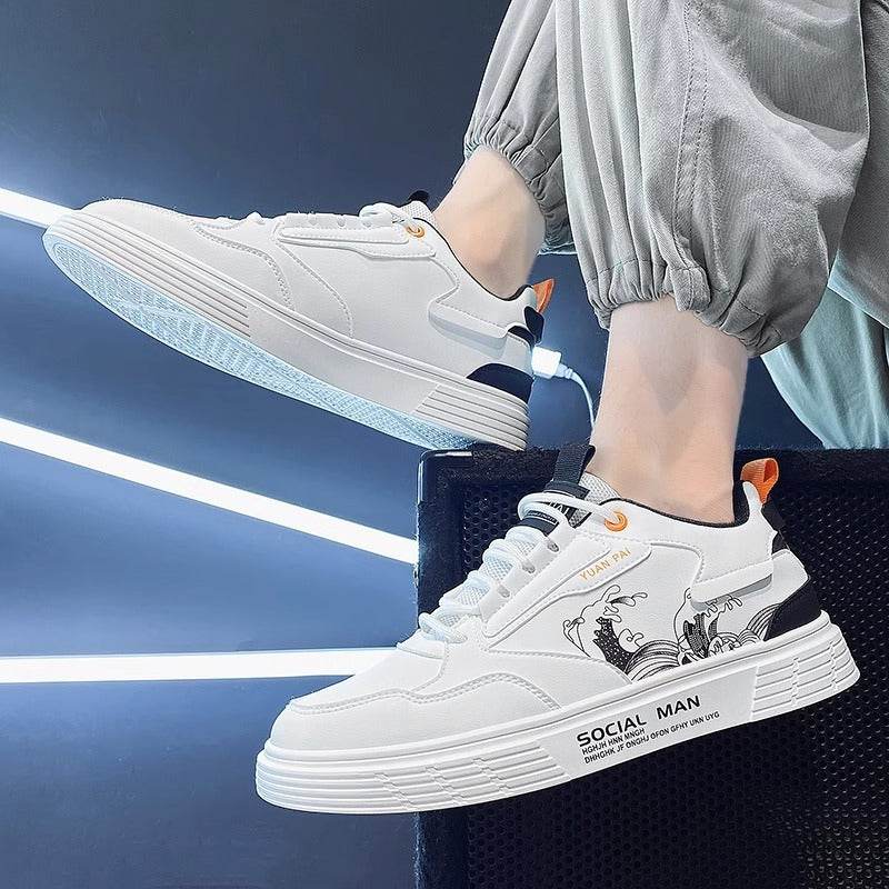 Men's Fashion Sneakers - Trendy Low Top Casual Shoes for Spring 2025 - Buy Center