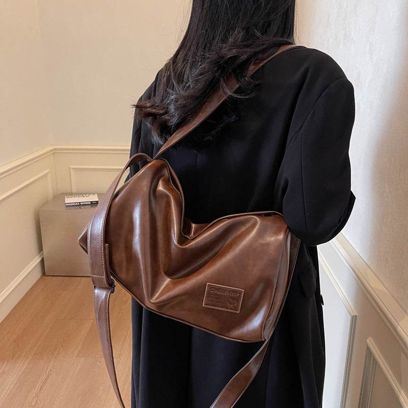 Women's Trendy One-Shoulder Bag - Soft PU, Large Capacity Crossbody - Buy Center