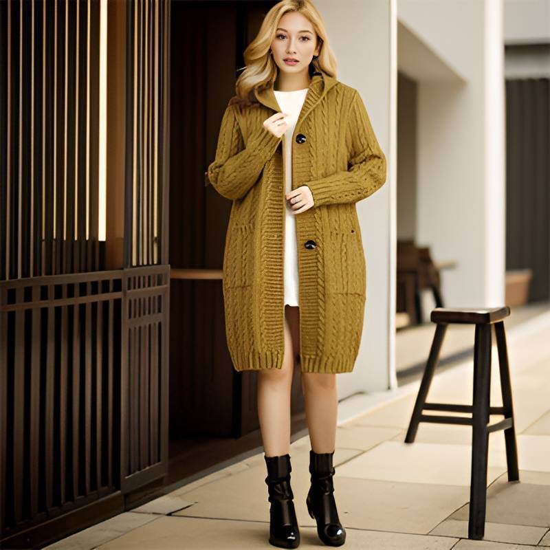 Women's Wool Blend Overcoat - Stylish & Comfortable for All Seasons - Buy Center