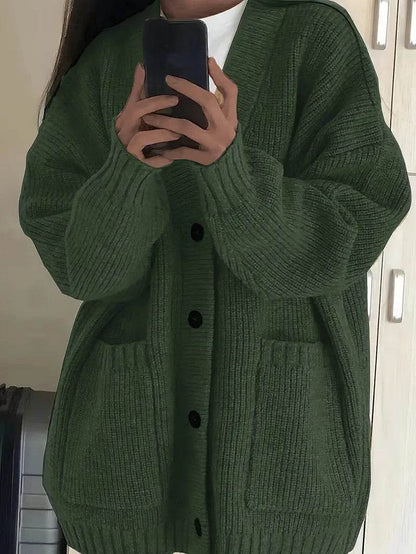 Buycenter Women's Vintage Loose Outer Wear Coat - Japanese Lazy Style - Buy Center