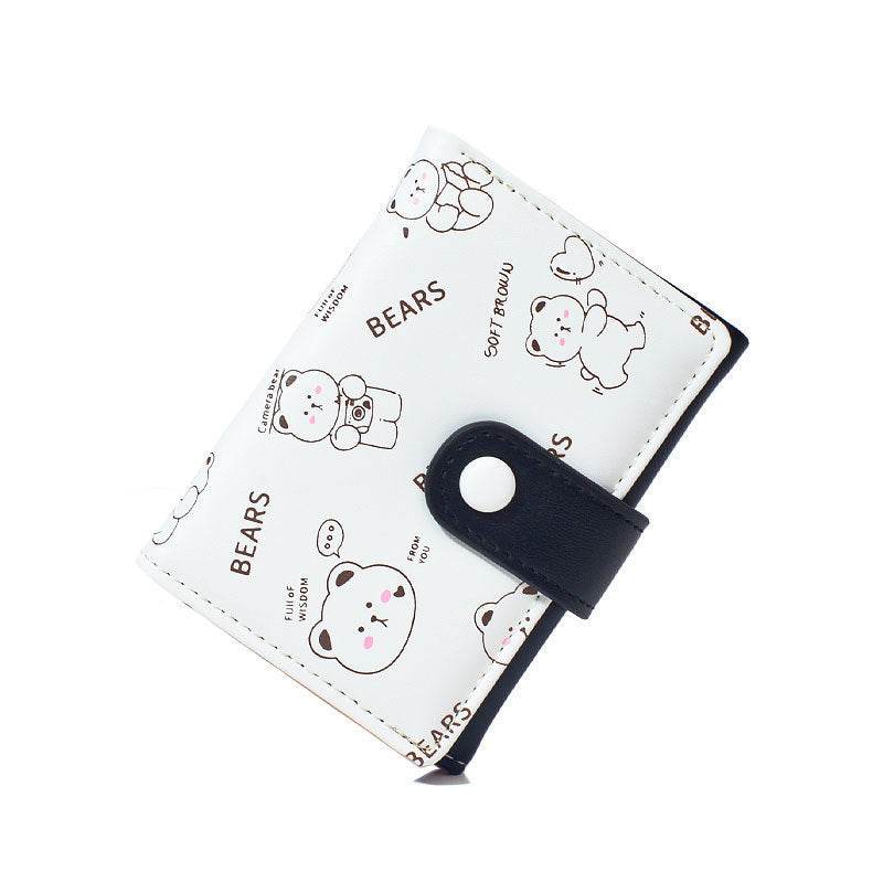 Cute Cartoon Girl's Wallet - Fresh Animal Design, Stylish & Compact - Buy Center