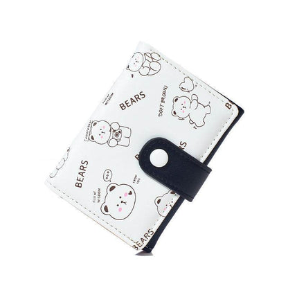 Cute Cartoon Girl's Wallet - Fresh Animal Design, Stylish & Compact - Buy Center