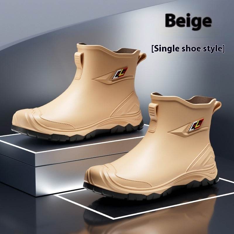 Non-Slip Wear-Resistant Rain Shoes for Men - Trendy Outdoor Boots 2025 - Buy Center