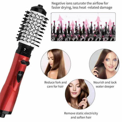 Three-in-One Hair Curler & Straightener - Cold Air Comb for Versatile Styles - Buy Center