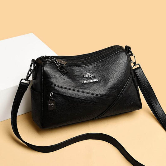 Stylish Soft Leather Crossbody Bag - Trendy Large Capacity 2025 - Buy Center