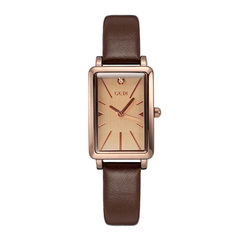 Retro Square Plate Women's Watch - Trendy Bracelet in 5 Stylish Colors - Buy Center