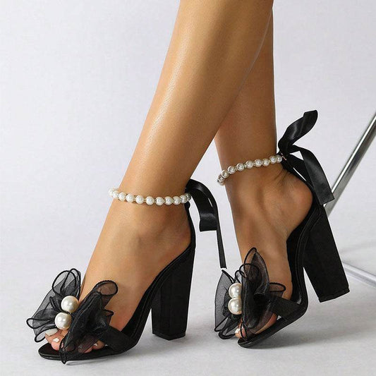 Buycenter Trendy Peep-Toe High-Heeled Sandals - Stylish Women’s Footwear - Buy Center