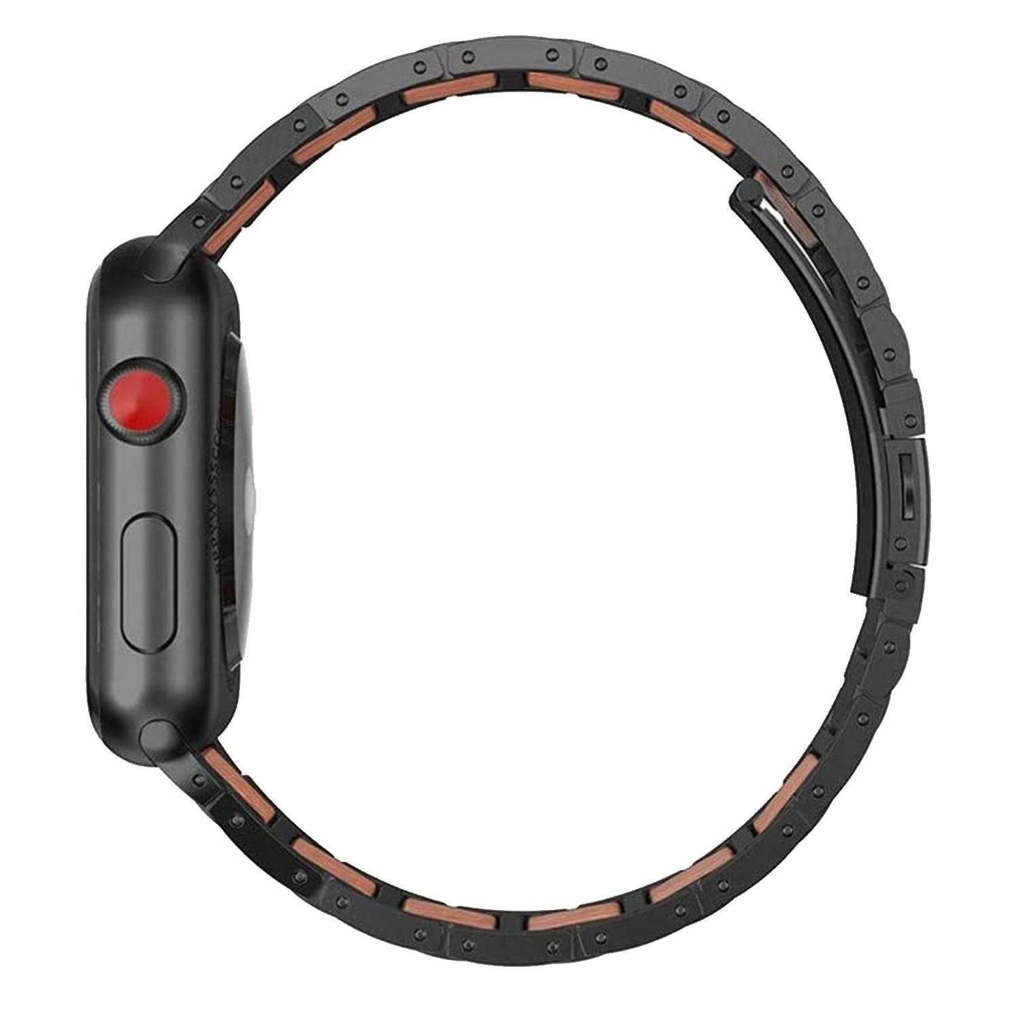 Creative Stainless Steel Sandalwood Watch Strap - Trendy & Versatile Fit - Buy Center