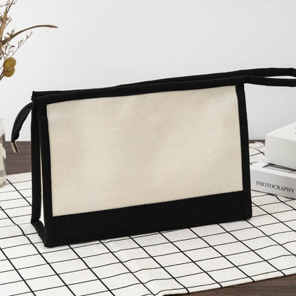 Customizable Canvas Tote & Cosmetic Bag Set - Stylish & Versatile - Buy Center