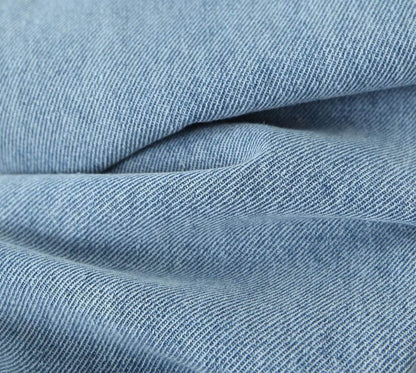 High Waist Loose Cargo Jeans for Men - Stylish Denim Blue Boyfriend Fit - Buy Center