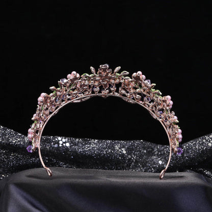 Alloy Crystal Flower Wedding Hair Ornaments - Elegant Bridal Jewelry Set - Buy Center