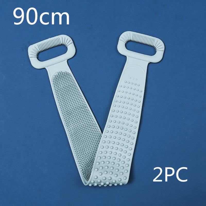 Premium Bath Towel Silicone Rubbing Back Towel - Double-Sided Comfort - Buy Center