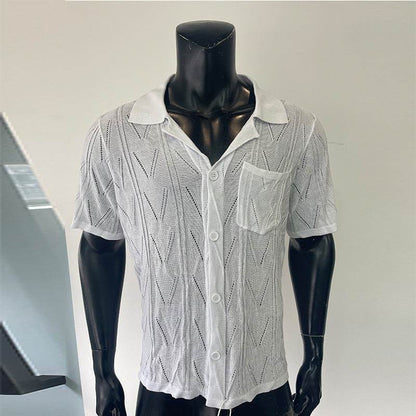 Buycenter Summer Knitted Short-Sleeved T-Shirt for Boys - Loose Fit Style - Buy Center