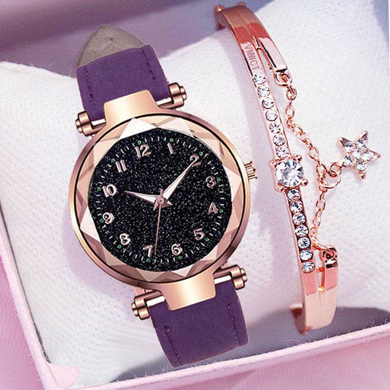 Center Trendy Women's Starry Sky Watch - Casual Bracelet Timepiece - Buy Center