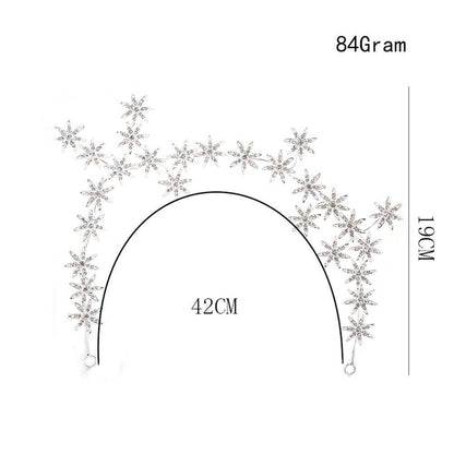 High-End Rhinestone Star Hair Accessories - Elegant Bridal Headdress 2025 - Buy Center