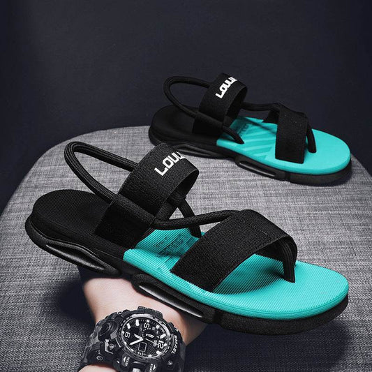 Casual Thick-Soled Men's Sandals - Breathable Open Toe Design for Comfort - Buy Center
