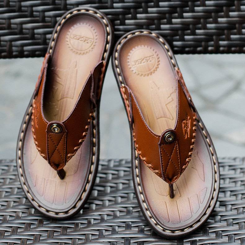 Buycenter Men's Stylish Summer Slippers - Comfortable Large Sizes Available - Buy Center