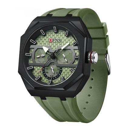 Stylish Three Eyes Quartz Watch - Waterproof Men's Sports Accessory 2025 - Buy Center
