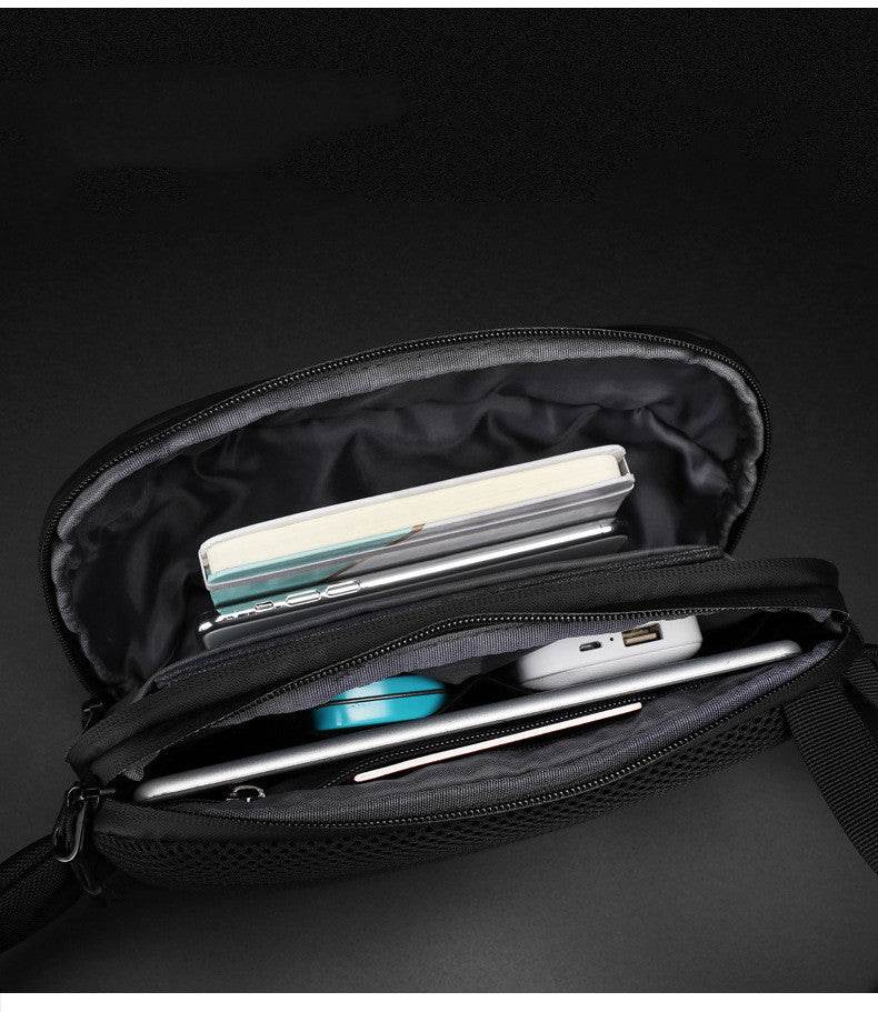 Korean Version Men's Waist Bag - Stylish Expandable Messenger for 2025 - Buy Center
